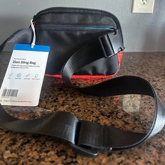 Rareform Small Zion Sling Bag | One-of-a-Kind | Travel Crossbody | Recycled - Picture 13 of 13